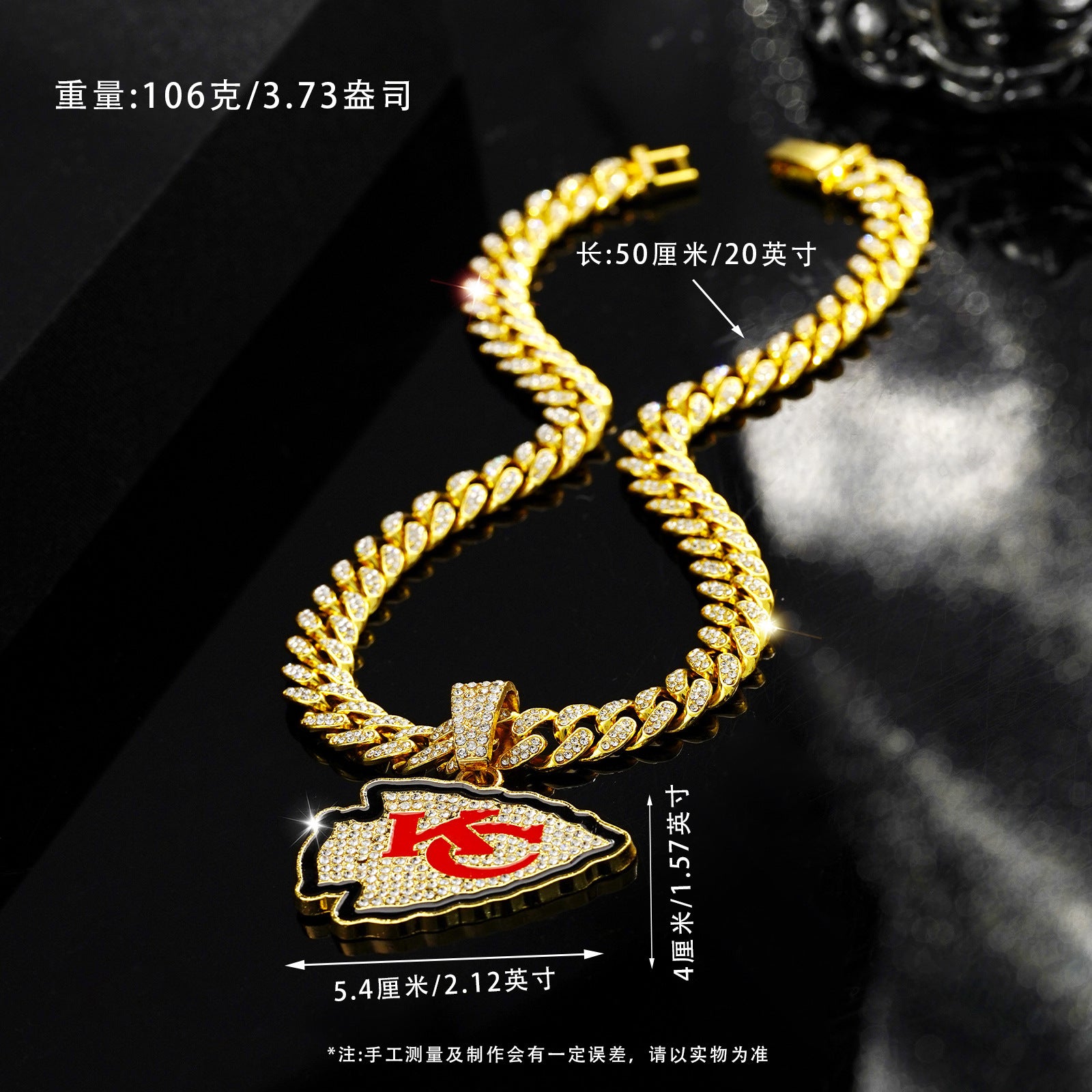 Wholesale New Sporting Oil-Dropping Hip-Hop Cuban Chain